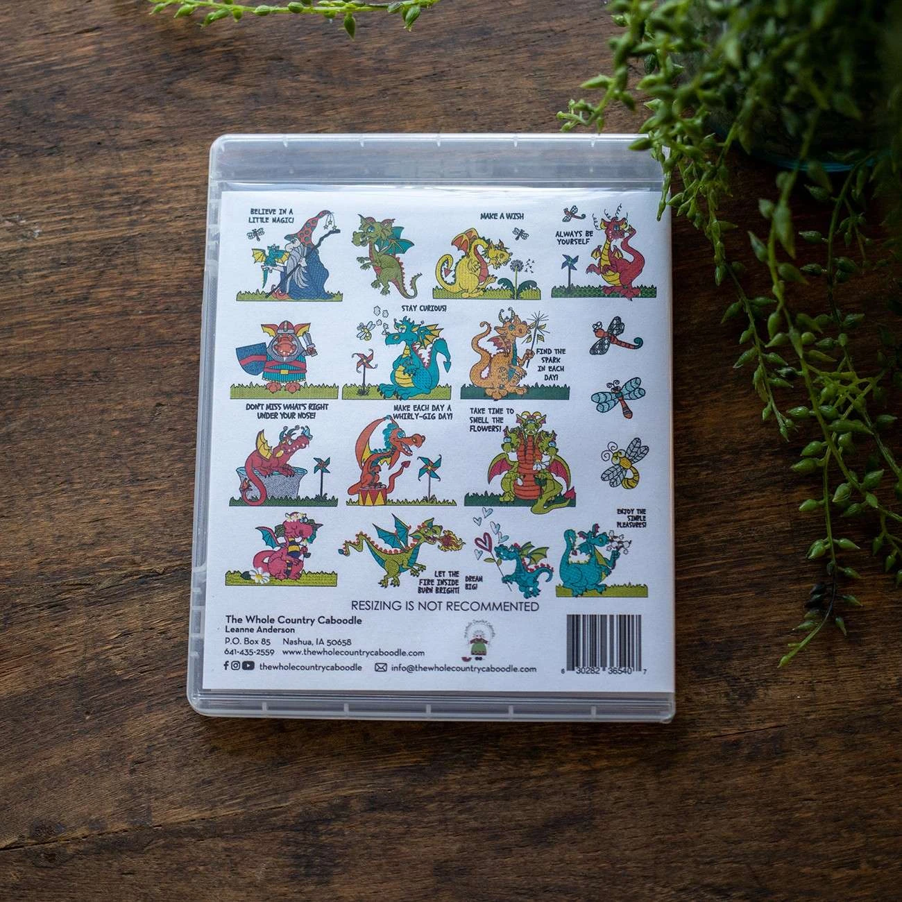 Whirly-Gig Dragon Embroidery - USB 3 Whirly-Gig Dragon Embroidery - USB - Image 3