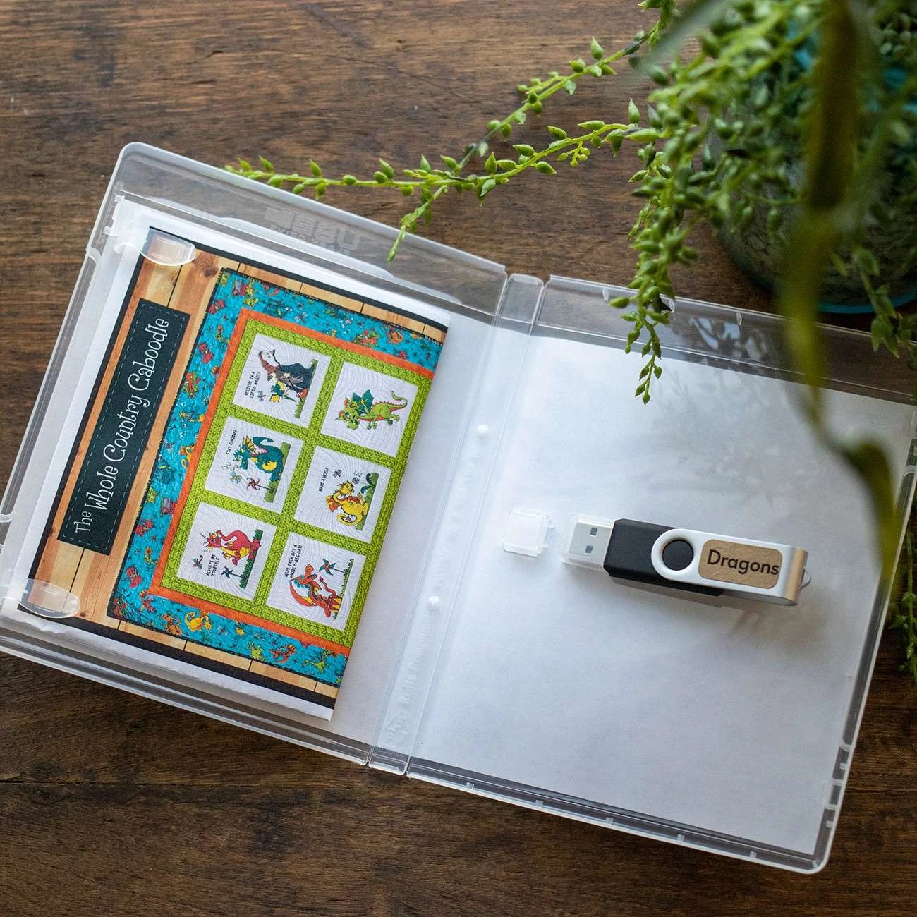 Whirly-Gig Dragon Embroidery - USB 4 Whirly-Gig Dragon Embroidery - USB - Image 4