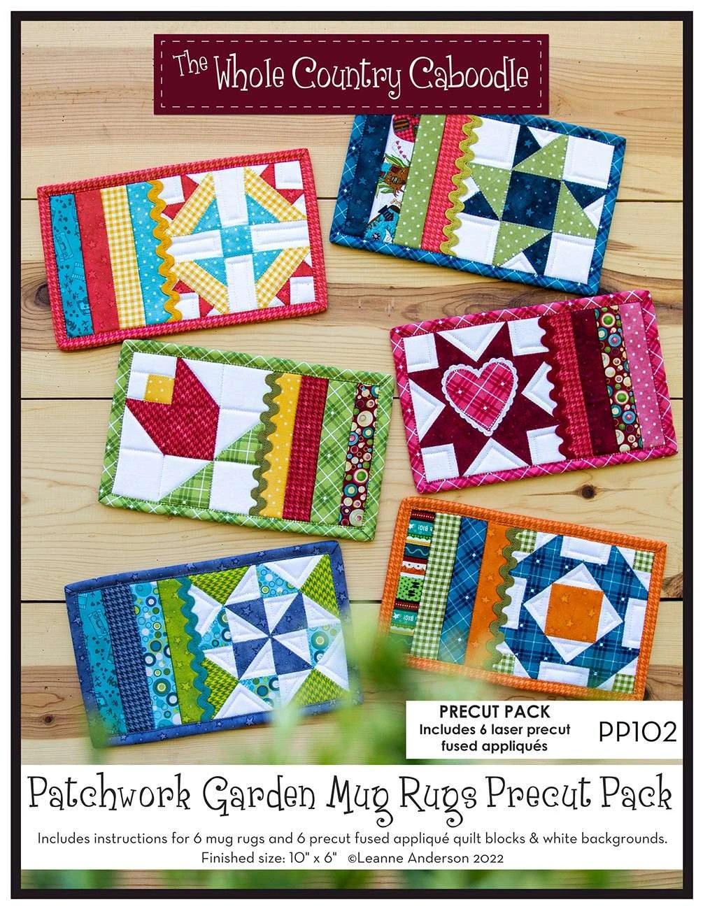 Patchwork Garden Mug Rugs Precut Pack 1 Patchwork Garden Mug Rugs Precut Pack