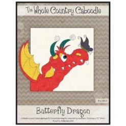 Butterfly Dragon Precut Fused Applique Pack