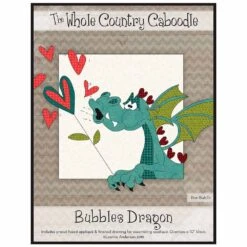 Bubbles Dragon Precut Fused Applique Pack
