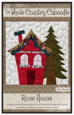Rose House Precut Fused Applique Pack