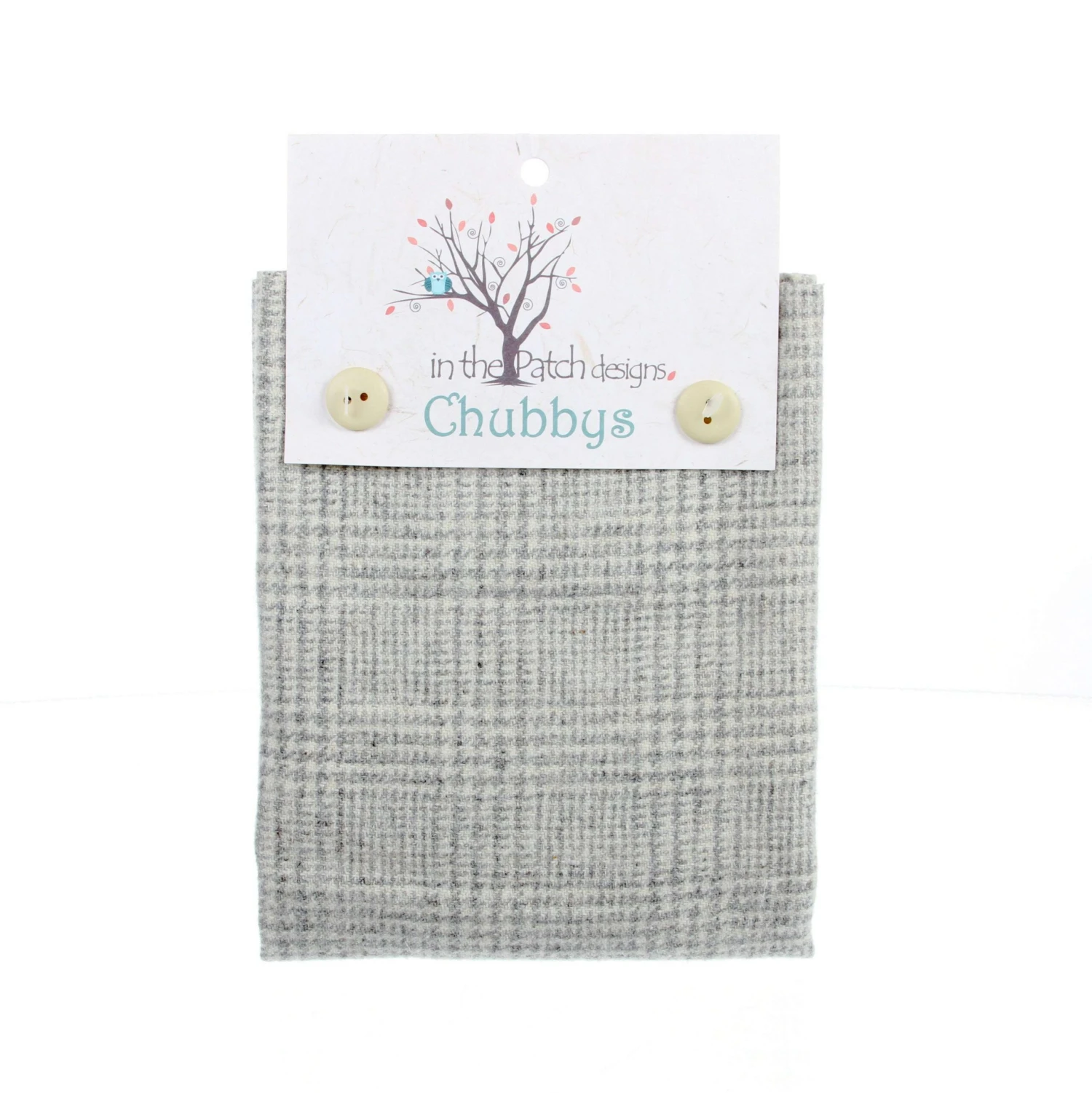 Wool Chubbys 16in Felted Square Grey Dan's Plaid Previously Item CF5117 1 Wool Chubbys 16in Felted Square Grey Dan's Plaid Previously Item CF5117