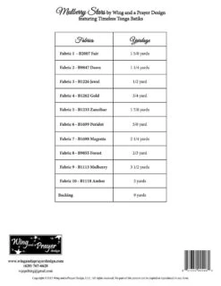 Mineral Matrix Quilt Pattern By Jenny Foltz 3 Mineral Matrix Quilt Pattern By Jenny Foltz -Keepsake Quilting Shop WP147 02