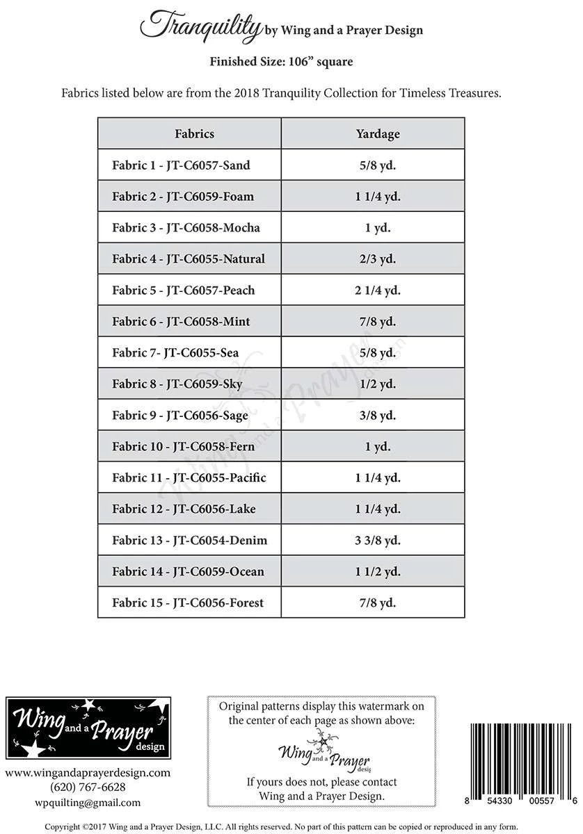 Tranquility Botanical Muse Quilt Pattern By Toni Kay Steere 2 Tranquility Botanical Muse Quilt Pattern By Toni Kay Steere - Image 2