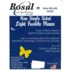 Bosal Single Sided Light Fusible Fleece 45in X 72in 5 Bosal Single Sided Light Fusible Fleece 45in X 72in -Keepsake Quilting Shop WS426B 01
