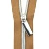 Zippers By The Yard Natural Tape Nickel Teeth #5