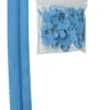 4 Yards Of 16mm #4.5 Zipper Chain And 16 Extra-Large Coordinated Pulls Parrot Bl 2 4 Yards Of 16mm #4.5 Zipper Chain And 16 Extra-Large Coordinated Pulls Parrot Bl -Keepsake Quilting Shop ZIPYD 214 01